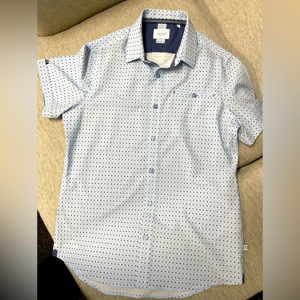 NWOT Men’s 7 Diamonds SS shirt size S